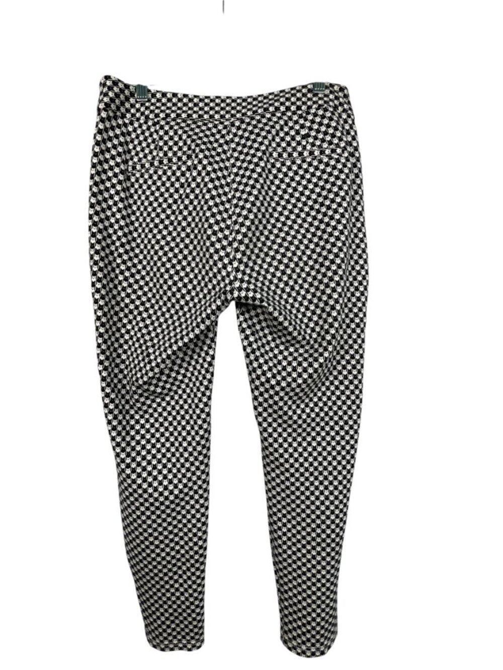 Betabrand Catstooth Dress Pant Yoga Pants Slim Ankle Zip Stretch L - Picture 4 of 10